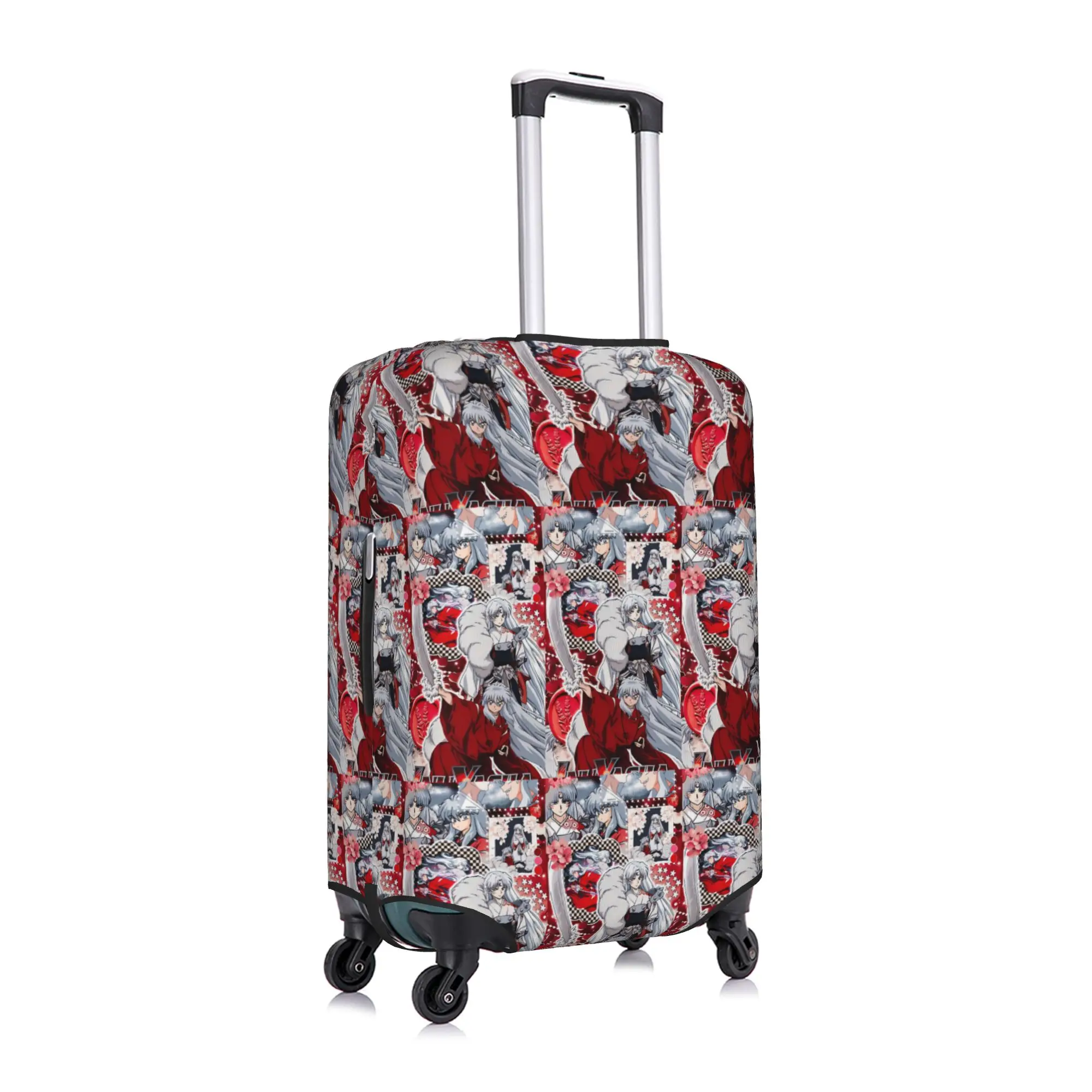 Custom I-Inuyashaes Anime Luggage Cover Elastic  Travel Suitcase Protective Covers Fits 18-32 Inch view 3