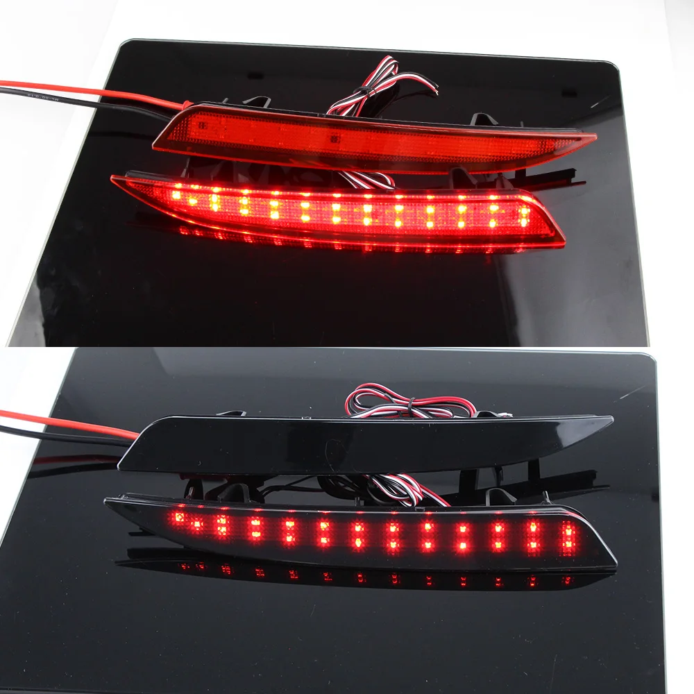 2 قطعة LED المصد الخلفي عاكس أضواء لأوبل/فوكسهول أسترا J MK VI 5-باب هاتشباك (ليست لأماذيل GTC) 09-12 OEM:1223027