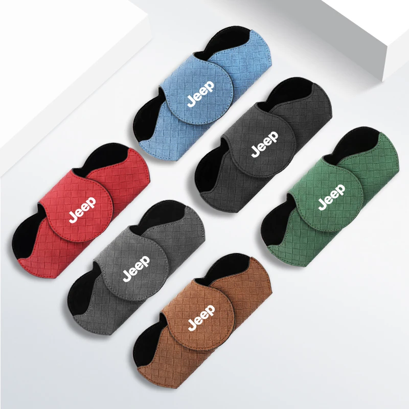 مشبك نظارات داخلية للسيارة ، واقي شمس ، حامل نظارات شمسية لسيارة جيب جراند شيروكي ، رانجلر جاك ، المصارع ، البوصلة ، المتمرد ، باتريو