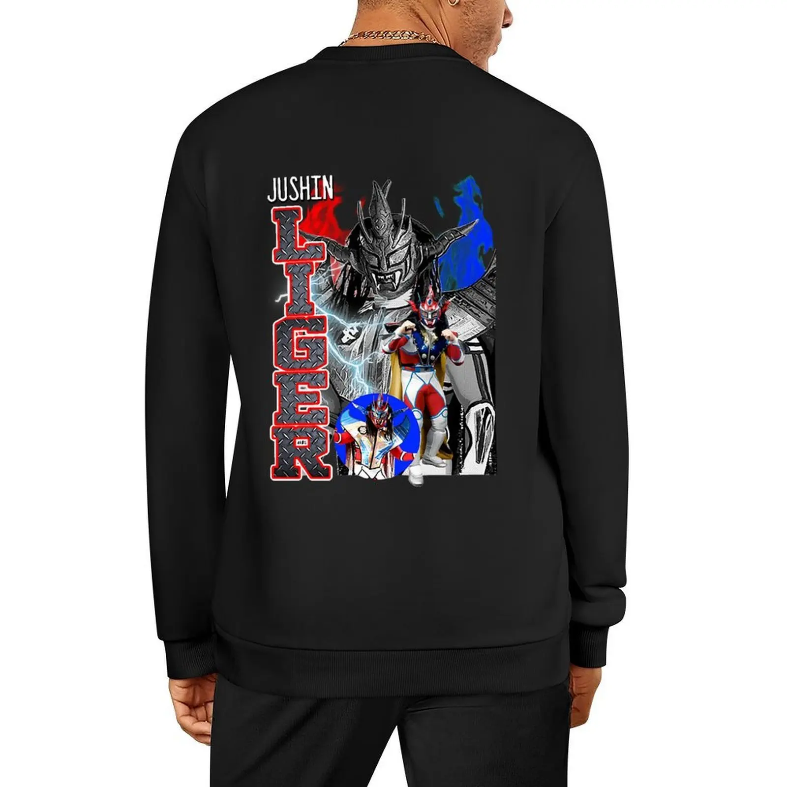 

Jushin Vintage Pullover men's sweat-shirt autumn clothes aesthetic clothing anime clothes anime sweatshirt