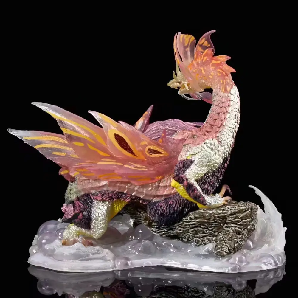 

15cm Monster Hunter World 4 Cfb Mizutsune Bubble Fox Cfb Zinogre Desktop Model Rack Collection Toy Figures Holiday Gift