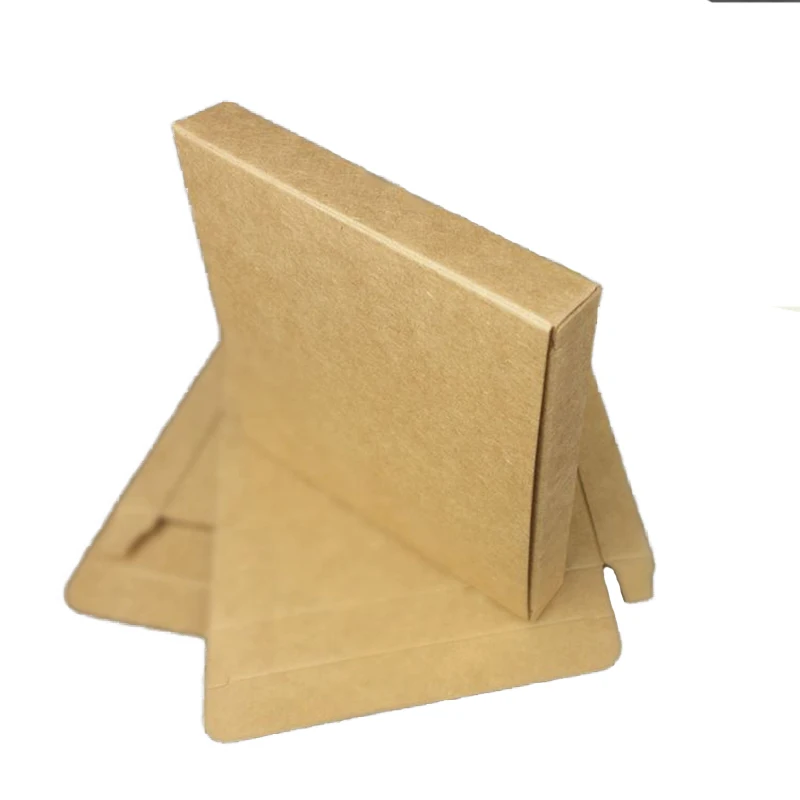 10Pcs/Lot 3 Sizes Cute Square Kraft Packaging Box Wedding Party Favor Supplies Handmade Soap Chocolate Candy Gift Box