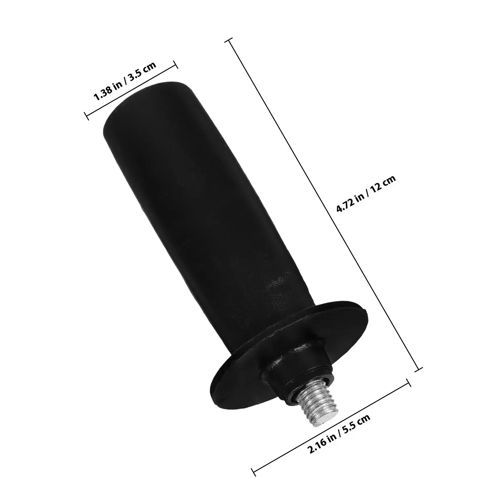 2Pcs Hard Plastic Angle Grinder Handle Replacement Threaded Auxiliary Side Handle for Grinding Polishing Cutting Safety view 5