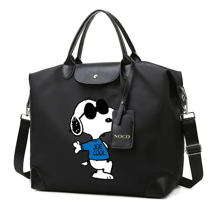 Snoopys Travel Bags for Women High Quality New Anime Large Handbag Fashion Ladies Shoulder Gym Yoga Sports Bag Birthday Gifts