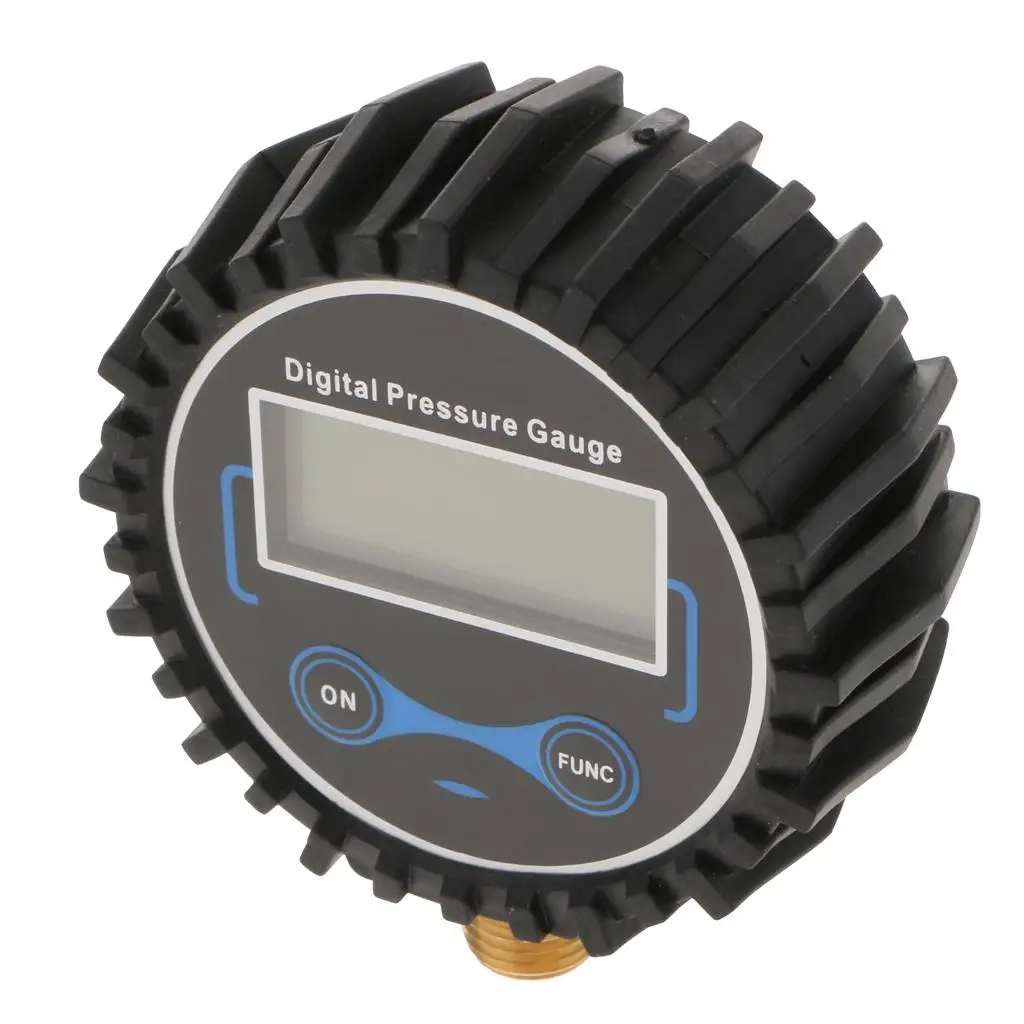 Digital Tire Pressure 200 PSI with LED Backlit Display Heavy Duty with Robber Hose