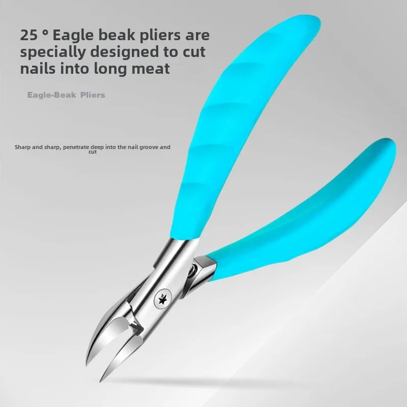 Special Nail Clippers for Nail Grooves Stainless Steel Eagle-nosed Pliers Pedicure Artifact