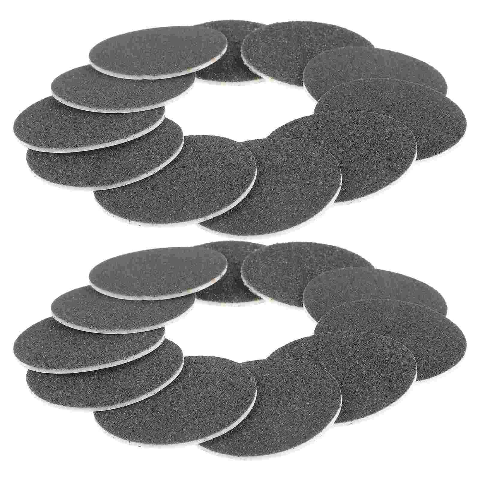 60 Pcs Foot Sandpaper Discs Electric Callus Remover Grinder Sanding Volcanic Rock Stickers Feet