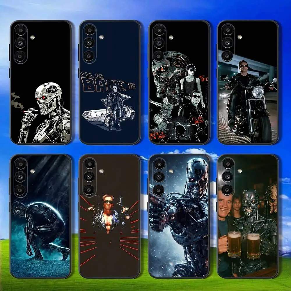 

A-Arnold Schwarzenegger T-Terminator Phone Case For Samsung Galaxy A13,A21s,A22,A31,A32,A52,A53,A71,A80,Soft Black Shell