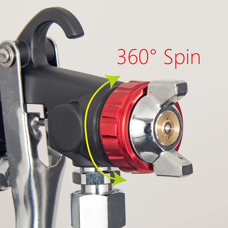 HighW71 High Quality Eco-Friendly HVLP Air Spray Gun 1.3mm 400ML Capacity Painting Tool Pistola De Pintar