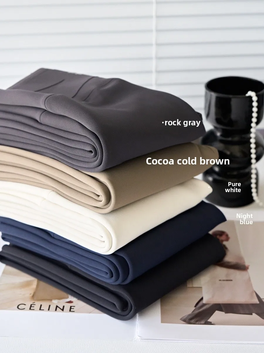 Pantalones de yoga de piel de arca de cintura alta Thiened Fce Ropa de abrigo para mujer que aprietan el abdomen y la cadera Base de lana mate brillante L...