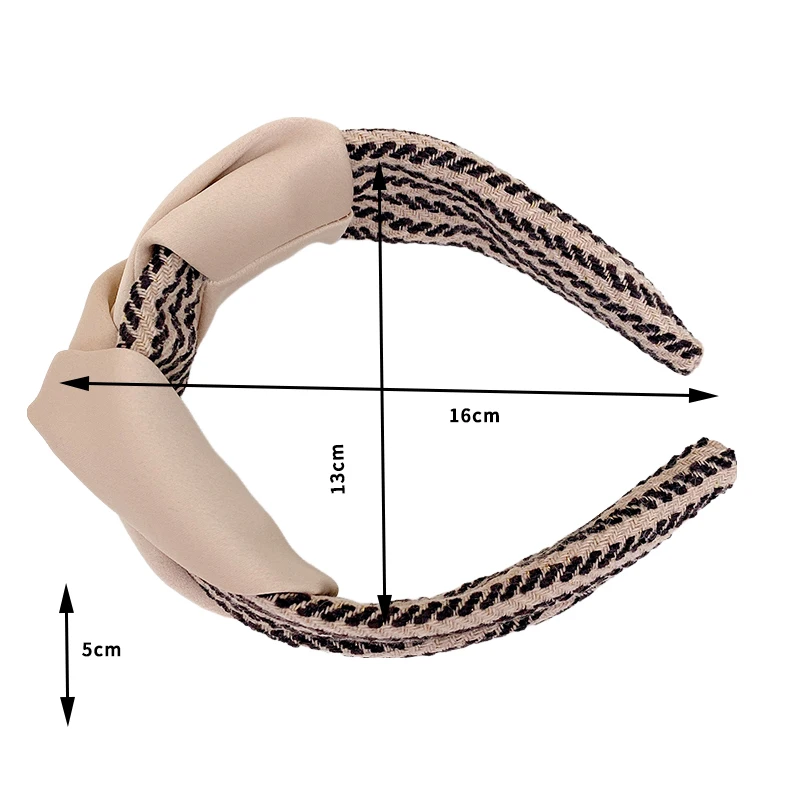 New Weaving Hairbands Minimalist and Advanced Feeling Hair Hoop Wide Non-Slip Headbands Headwear for Women Hair Accessories