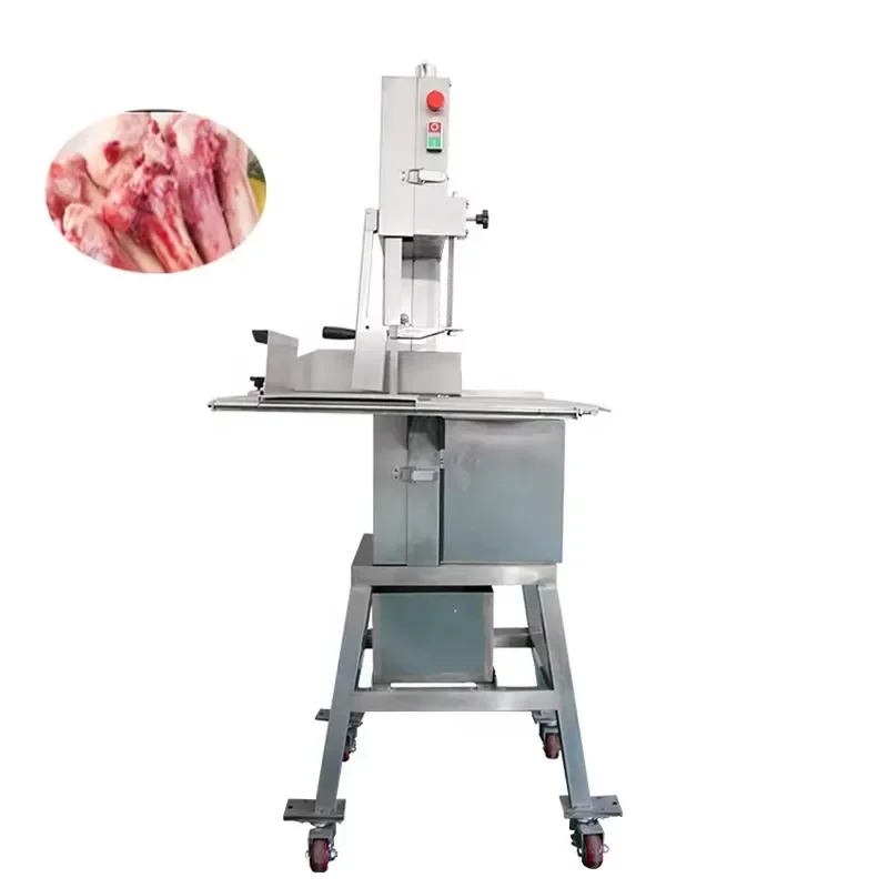 Stainless Steel Industrial Frozen Lamb Cutter Machine Restaurant Saw Meat Cut Machine