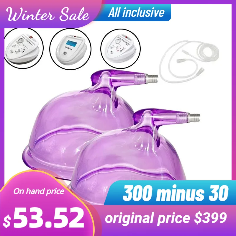 Butt and Chest Enlargement Vacuum Suction Cup Cupping Machine Accessories With Y-Shaped Hose For Colombian People EnlargeGluteal