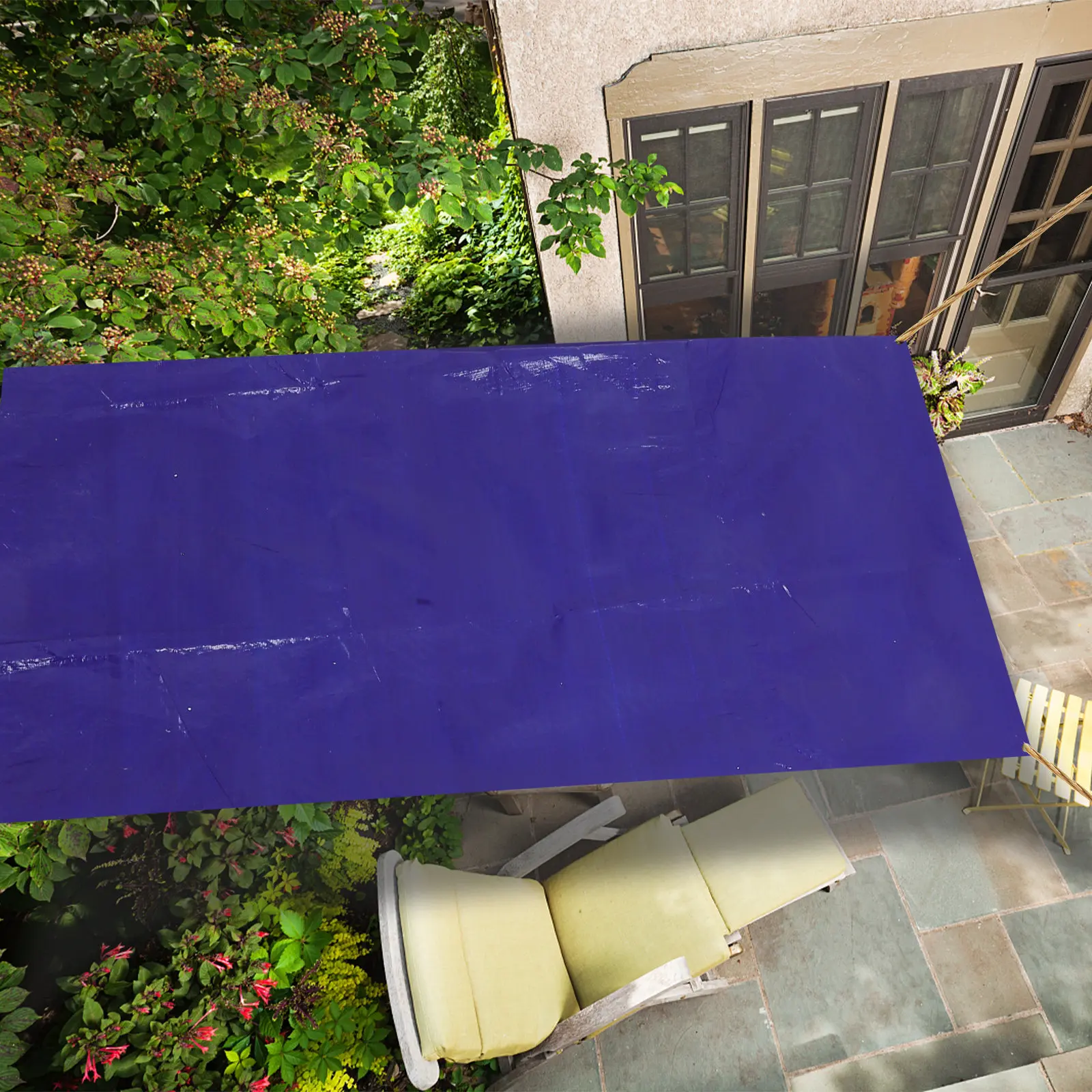 

3x5m Heavy-Duty Waterproof Outdoor Tarp with Reinforced Metal Grommets Uv Sun Shade Rain Protection Firewood Cover Garden Patio