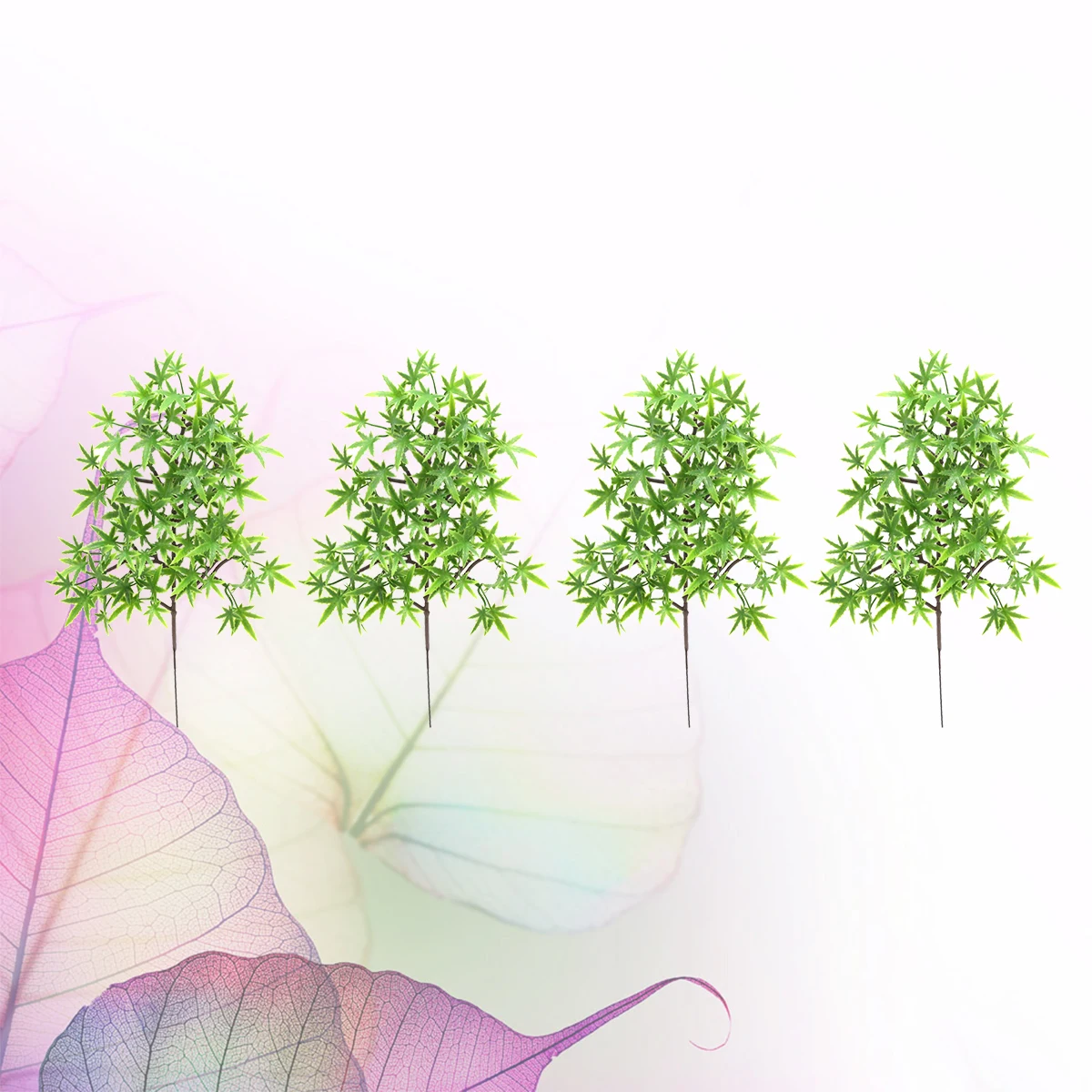 

Simulation Maple Leaf Plant Lifelike Artificial Decor Home DIY Flower Arrangement Accessory Outdoor Christmas Tree naments