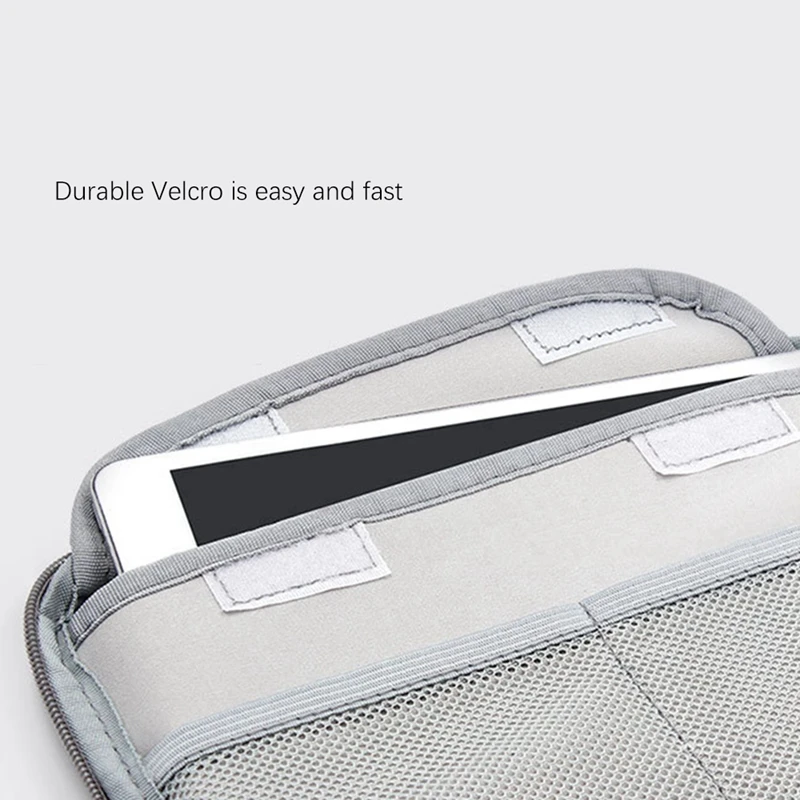 BOONA Bolsa de almacenamiento multifuncional portátil impermeable para Ipad Mini, caja de disco duro, Cable de auriculares, Cable de datos, teléfono