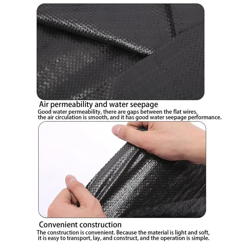 WeedControl Fabric Garden Breathable Anti Grass Mat Eco Friendly Water Permeable Fabric For Field Seedlings Greenhouse Planting