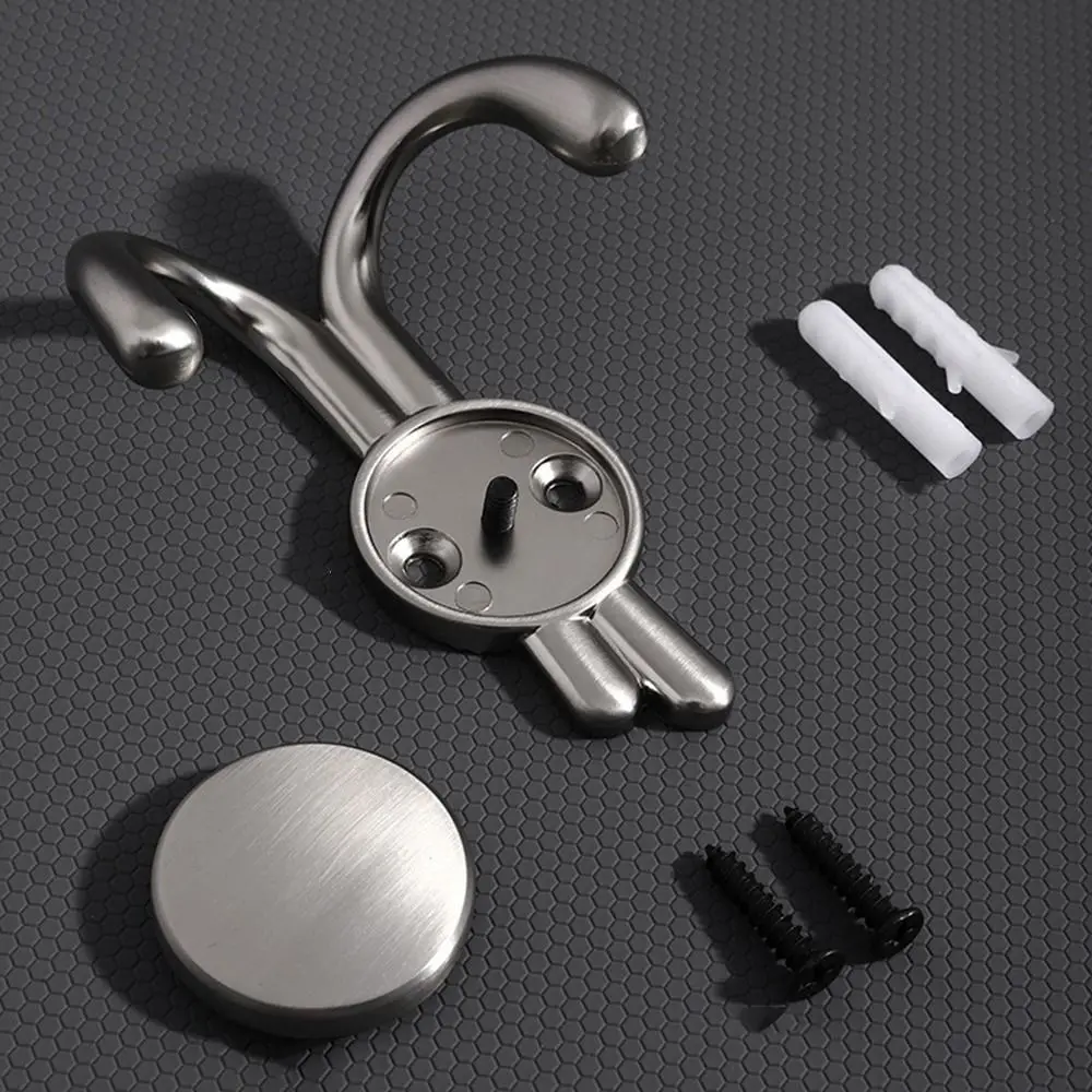 Durable Light Luxury Rabbit Clothes Hook Practical Creative Shape Double Hooks Cartoon Cute Wall-hanging Sling Home