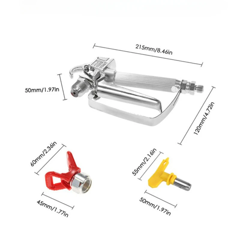 Industrial-grade high-pressure airless spray coating machine General parts spray gun with nozzle paint spray gun