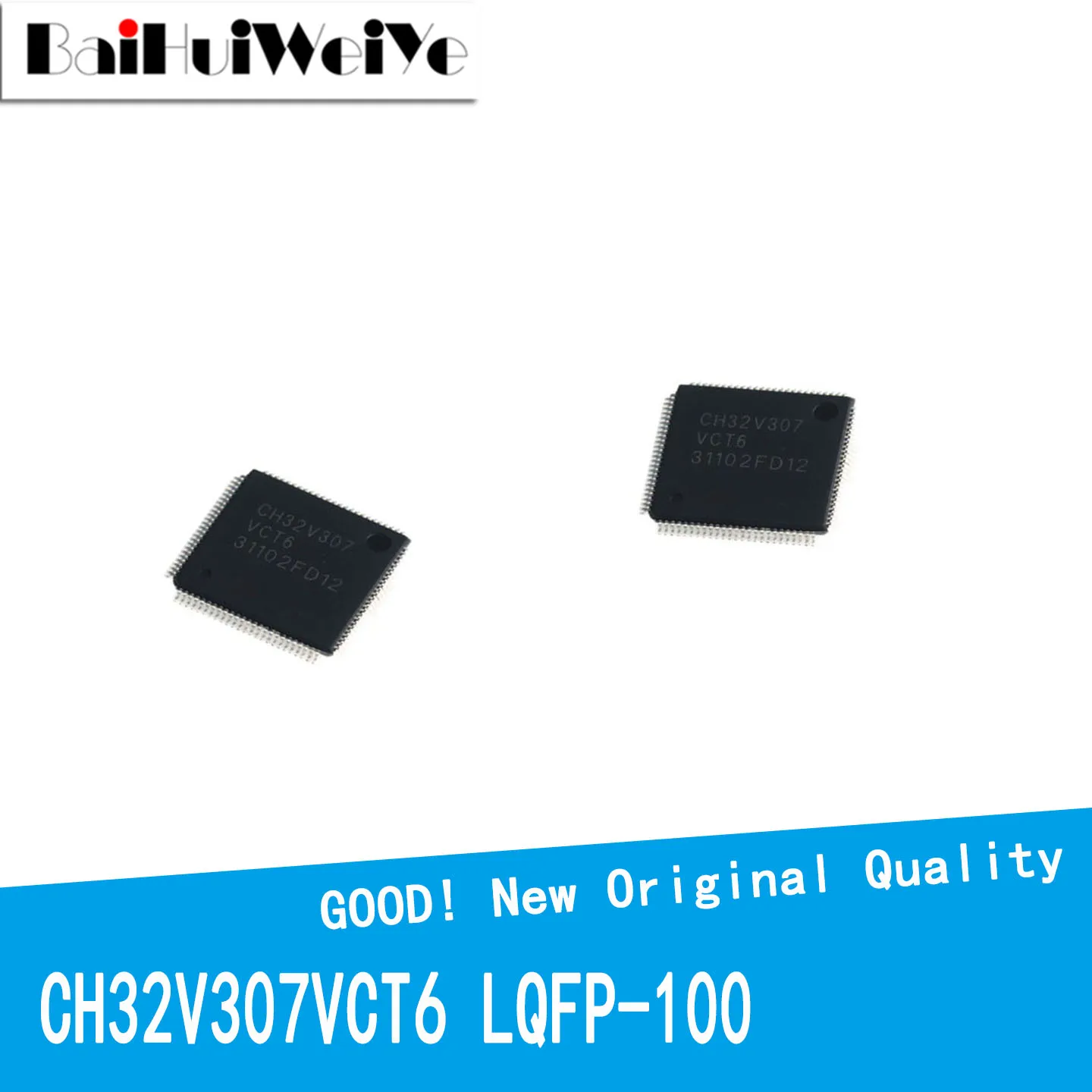 1PCS CH32V307VCT6 LQFP-100 RISC-V Core 32-bit Microcontroller SMD New Good Quality Chipset