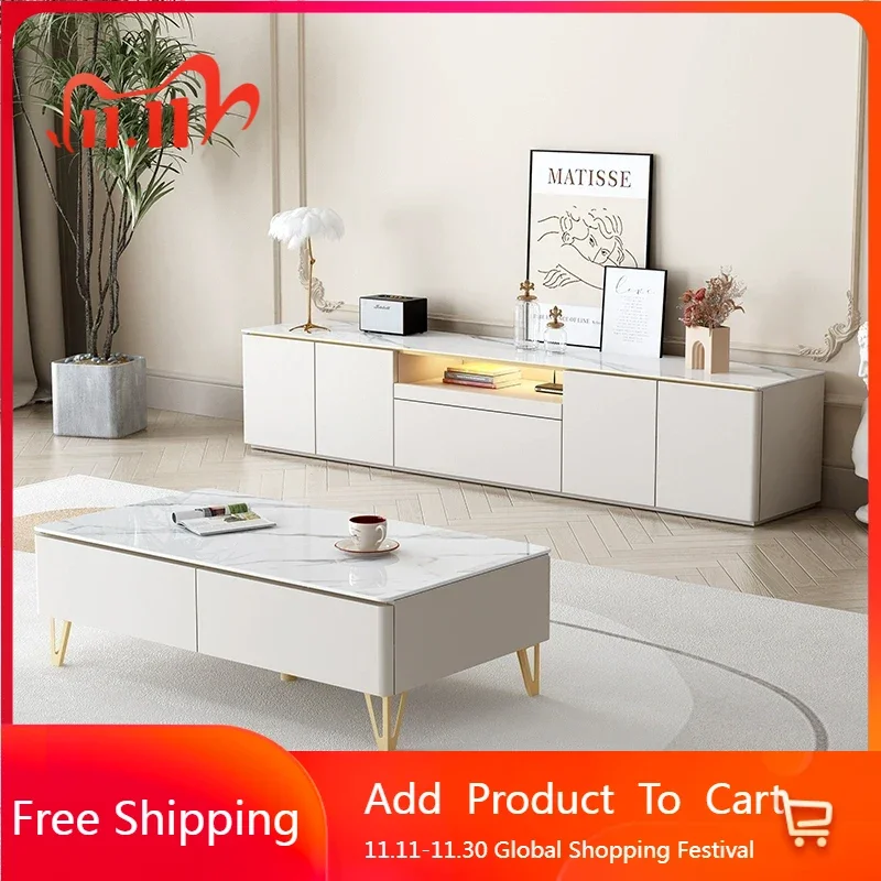 

Trendy Nordic Tv Table Minimalist Luxury Aesthetic Designer Tv Table Hallway Console Coffee Retro Floor Wood Muebles Furniture