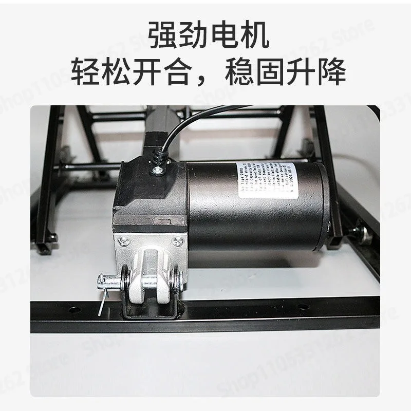 24V Electric Scissor Lift Table Adjustable Height Desk Platform for Lab Computer  with Linear Actuator