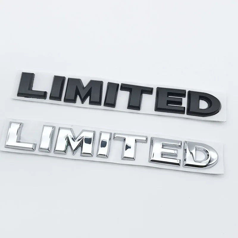 3D Metal Car Trunk Badge Stickers For 4X4 Limited Letters Emblem Logo 2006 2011 Accessories