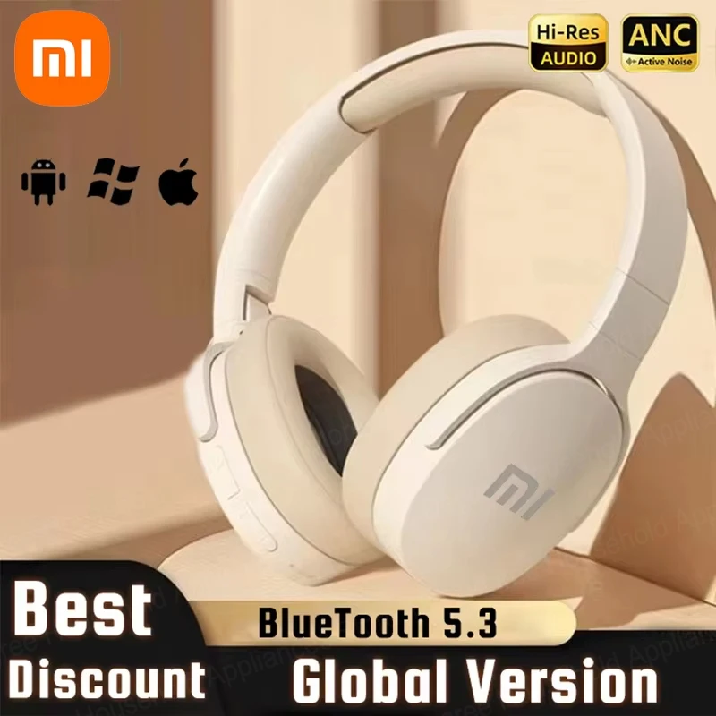 Xiaomi Original Wireless Headphon Bluetooth 5.3 Headpset Stereo HIFI P2961 Earphone Game Sport Earbud WithMic For Samsung iPhone