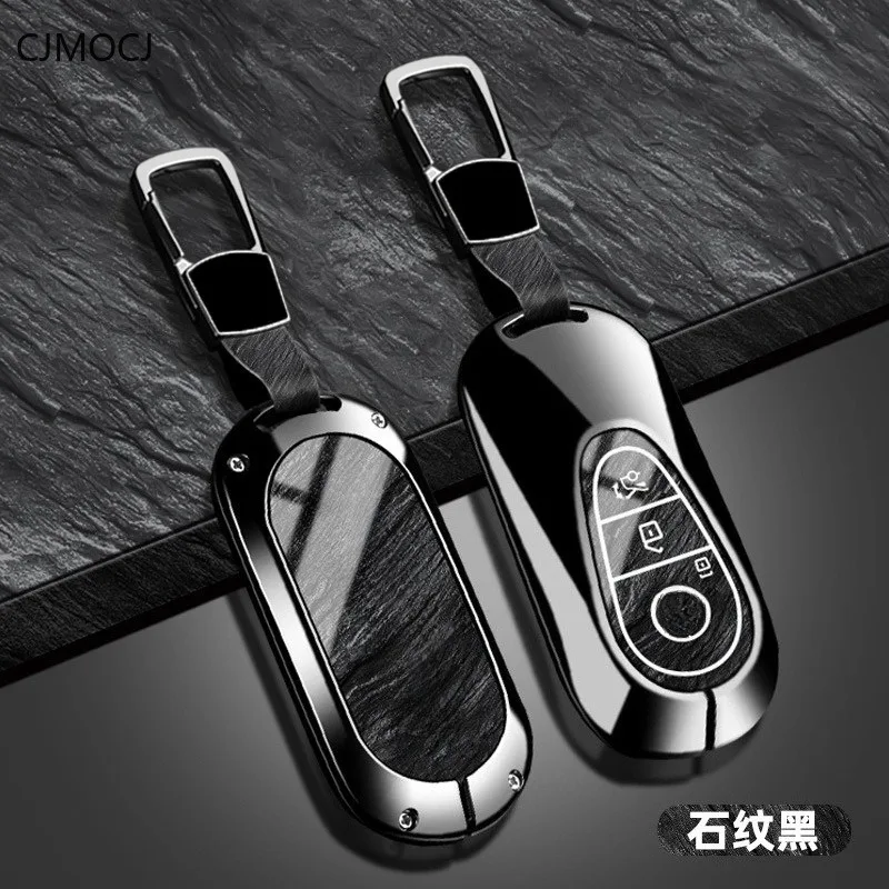

Premium Zinc Alloy Key Cover Case for Mercedes GLE/CLA/GLS/GLB/Maybach S-Class - Luxury Key Fob Protector Keybag Keychain