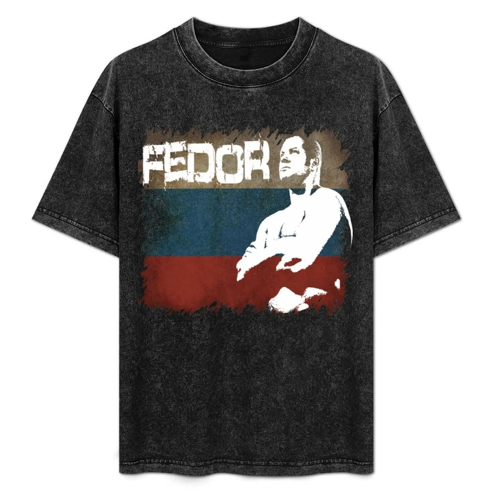 

NEW FEDOR EMELIANENKO THE LAST EMPEROR RUSSIAN FLAG T-Shirt Casual Breathable Short Sleeve Top