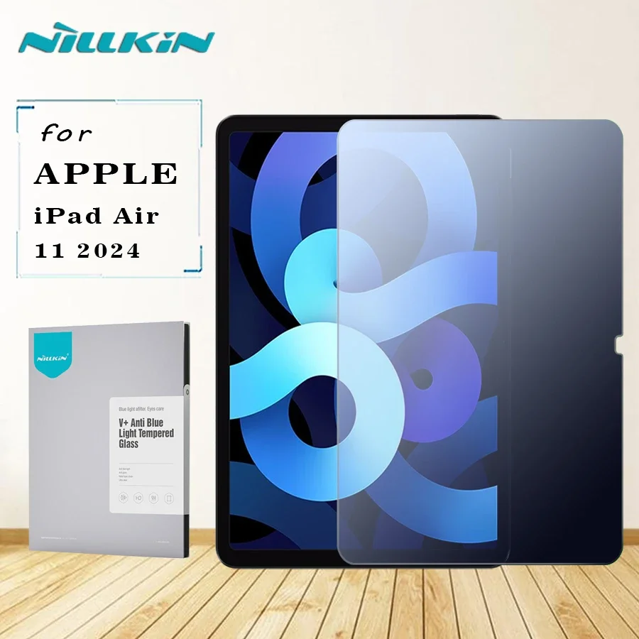 Nillkin for Apple iPad Pro 11 13 Air 11 13 2024 Glass V+ Ultra-Thin Anti Blue Light Tempered Glass Screen Protector