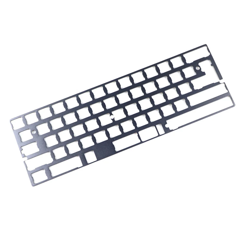 60% Aluminum Mechanical Keyboard Plate Support GK64 DZ60 GH60 CNC Support Split Spacebar 2.25U Spacebar