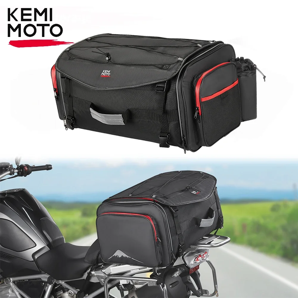 

Motorcycle Tail Bag Travel Luggage Rack Bag Back Seat Bags Universal For BMW R1250GS R1200GS LC Adventure For Honda For Yamaha