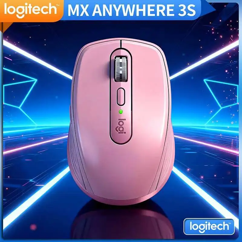 

Компактная мышь Logitech MX Anywhere 3S, эргономичный дизайн, перезаряжаемая, с быстрым прокруткой для портативных ПК Mac
