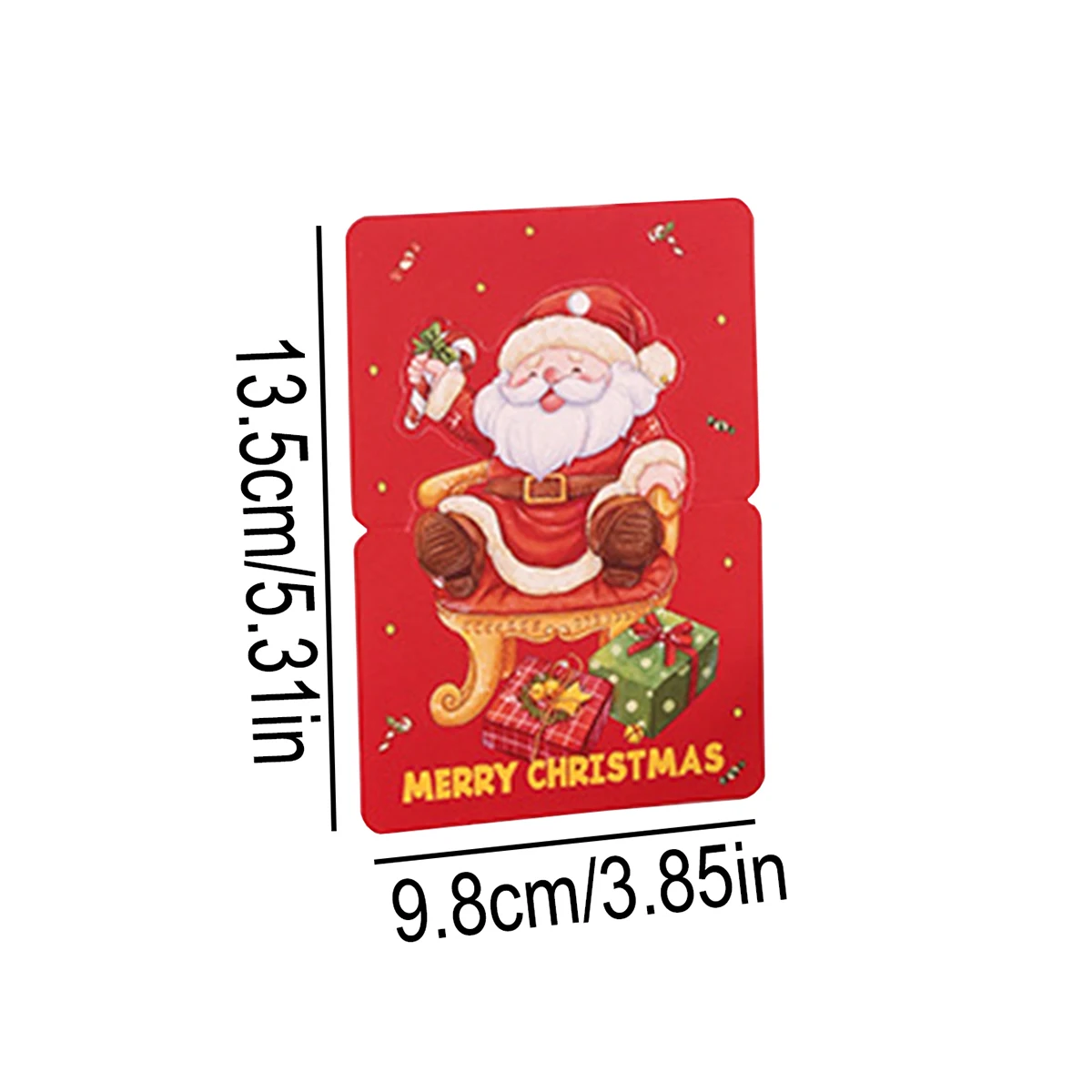 10pcs Exquisite Christmas Patterne Vintage Christmas Cards, Party Invitations, Gift Decoration Christmas Cards, Gifts For Pals