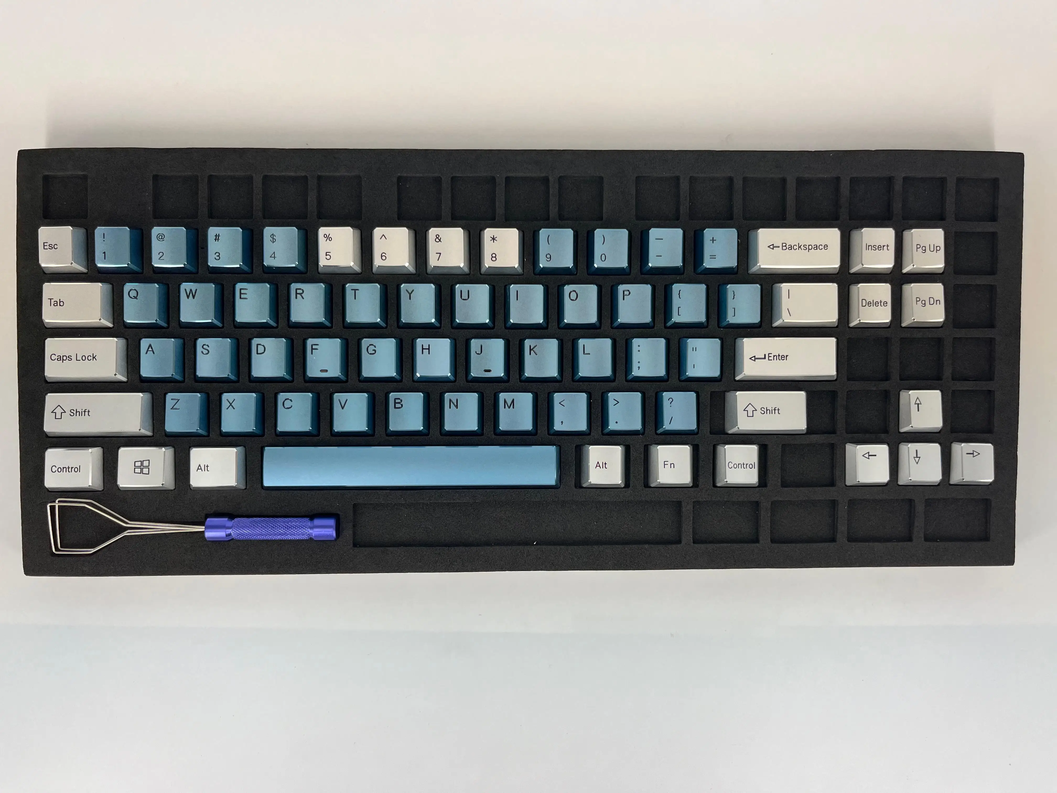 HiUM Aluminum Alloy Keycaps Set for 68% Mechanical Keyboard Cherry