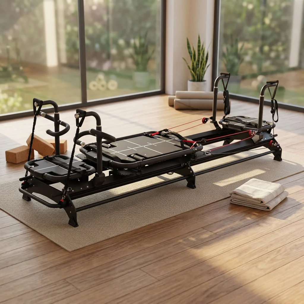 Premium  Megaformer Pilates Reformer Aluminum Alloy Construction Equipment for Professional Studios & Home Gyms