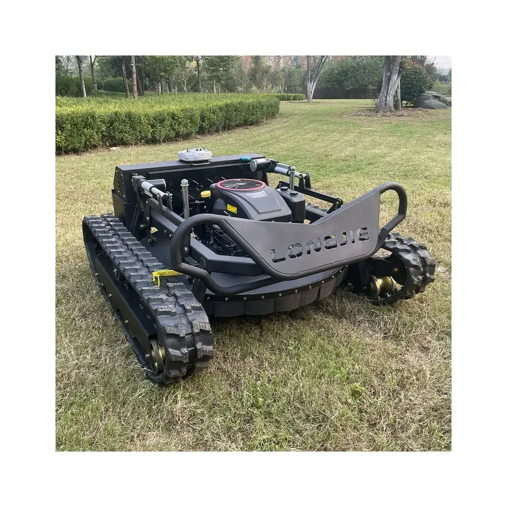 CE Certified Lawn Mower Crawler Brush Cutter Agricultural Electric Remote Control Robot Lawn Mower