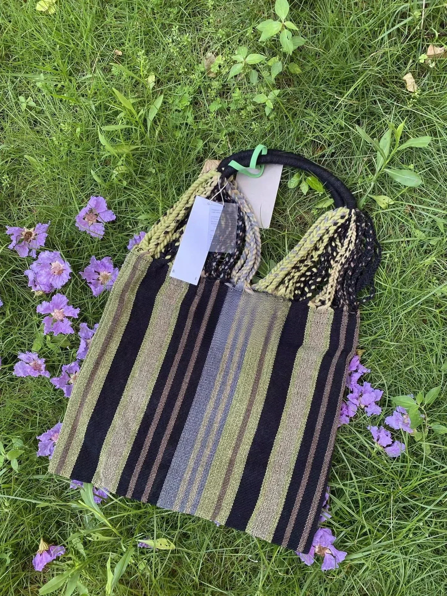 Bolso Tote Tejido con Bloques de Color Estilo Marni 2026, Bolso Grande de Mano y Hombro Casual