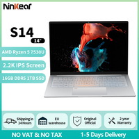 Ninkear S14 Laptop With 1KG Weight AMD Ryzen 5 7530U 14 Inch 2.2K Windows 11 16GB LPDDR5 1TB SSD Computer Type-C Office Notebook