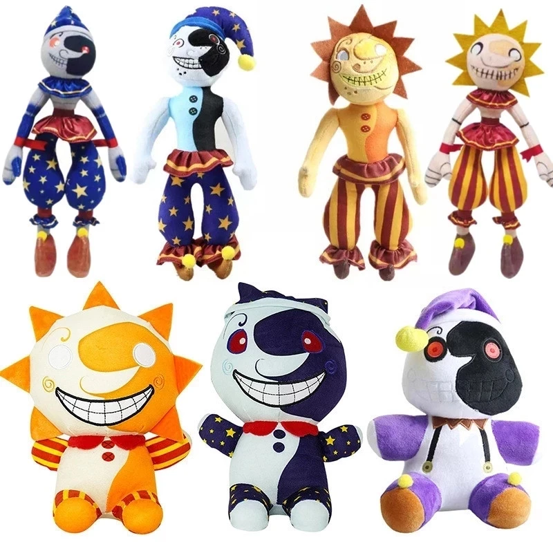 

2022 New Fnaf Sundrop Plush Toys Security Breach Sunrise Moondrop BOSS Goat Plush Toy Game Dolls Gift