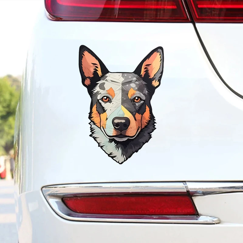 Australian Cattle Dog Pattern Vinyl Car Decal Sticker To Add Unlimited Charm And Vitality To Your Car