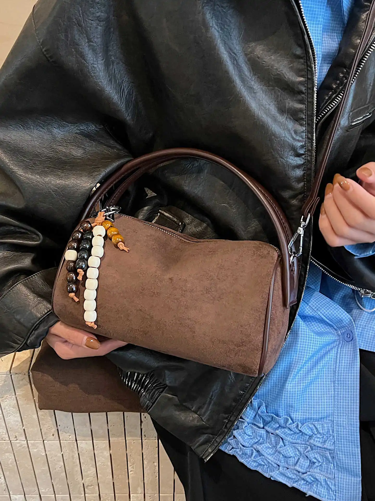 

Осенние новые трендовые сумки-мессенджеры из искусственной замши, женские высококачественные минималистичные однотонные сумки для путешествий, повседневная винтажная сумка на плечо