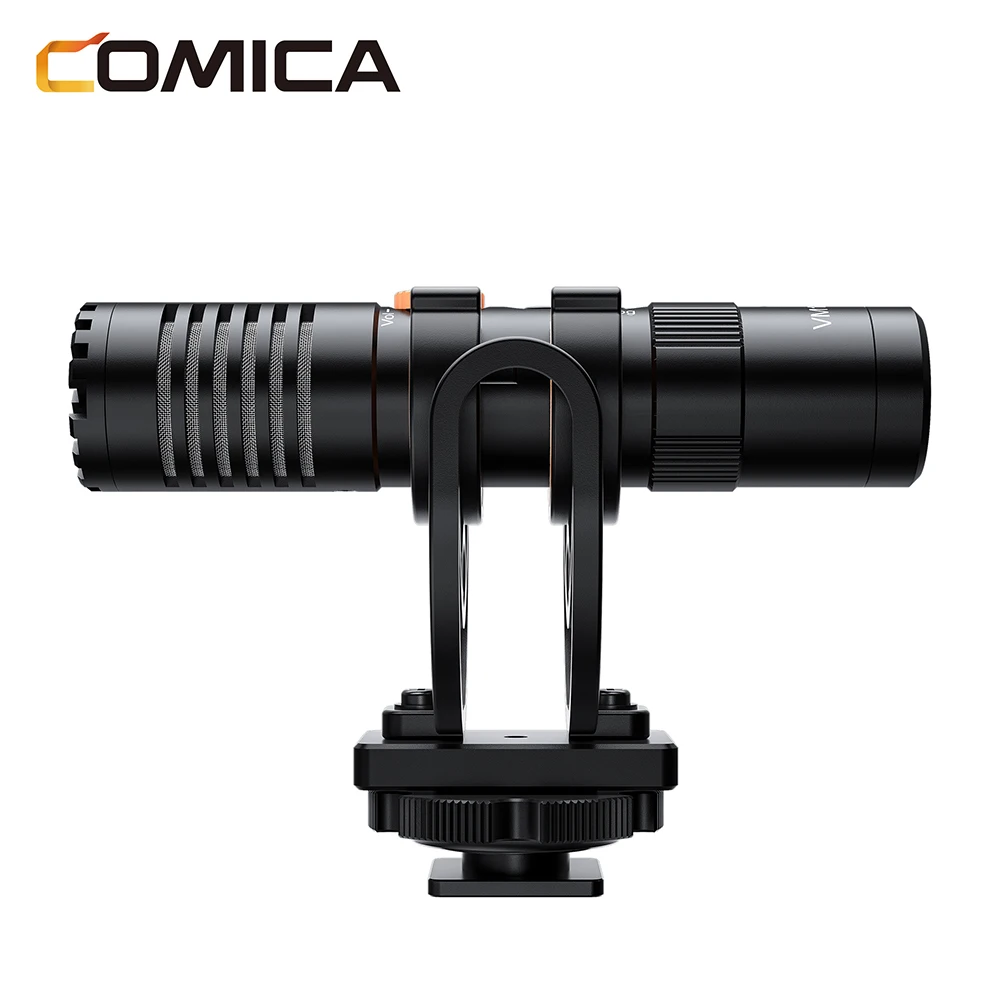 Comica VM10 Pro Video Microphone Camera Condenser Mic Shock Mount Shotgun Mic For Video Record Interview,For Live Streaming