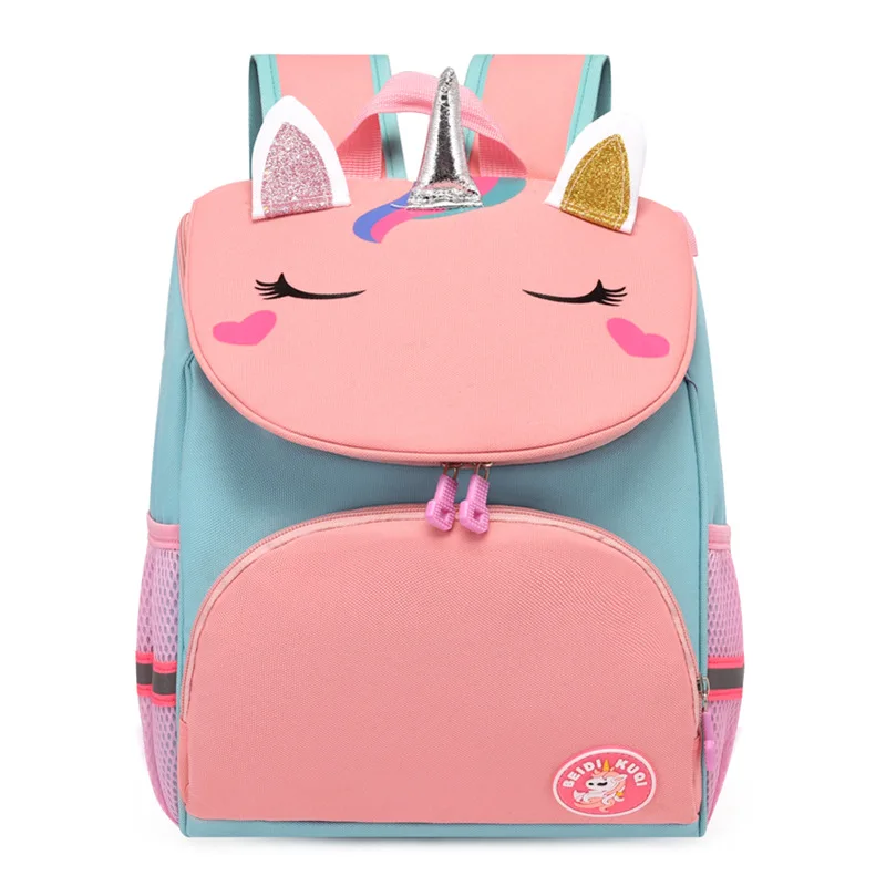 Kindergarten Children's School Bag Cartoon Dinosaur Unicorn Style Backpack School Daily Use Schoolbag