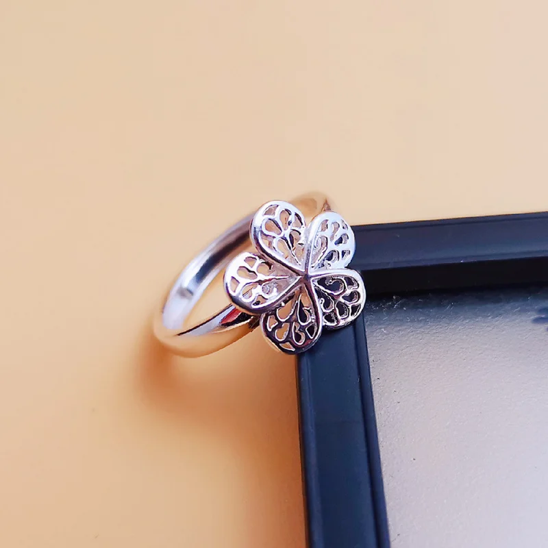 

Women'S 999 Open Adjustable Solid Silver Personalized Index Finger Ring