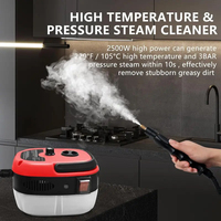 Steam cleaner, US Plug 110V 2500W, EU Plug 220V 1500W.Handheld high-temperature jet cleaner for cleaning kitchen furniture