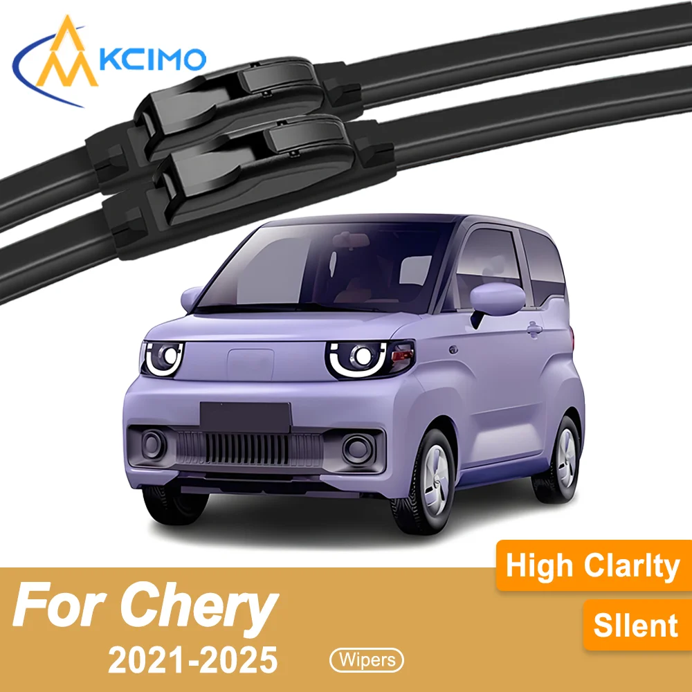 

Premium Rubber Durable Silent Windshield Wiper Blades 2pcs for Chery QQ Ice Cream 2021-2025 Front Wiper Blades Set