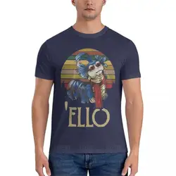 Camiseta clásica Retro para hombre, camisa con estampado de laberinto, The Worm Ello Cult, Vintage, anime en blanco