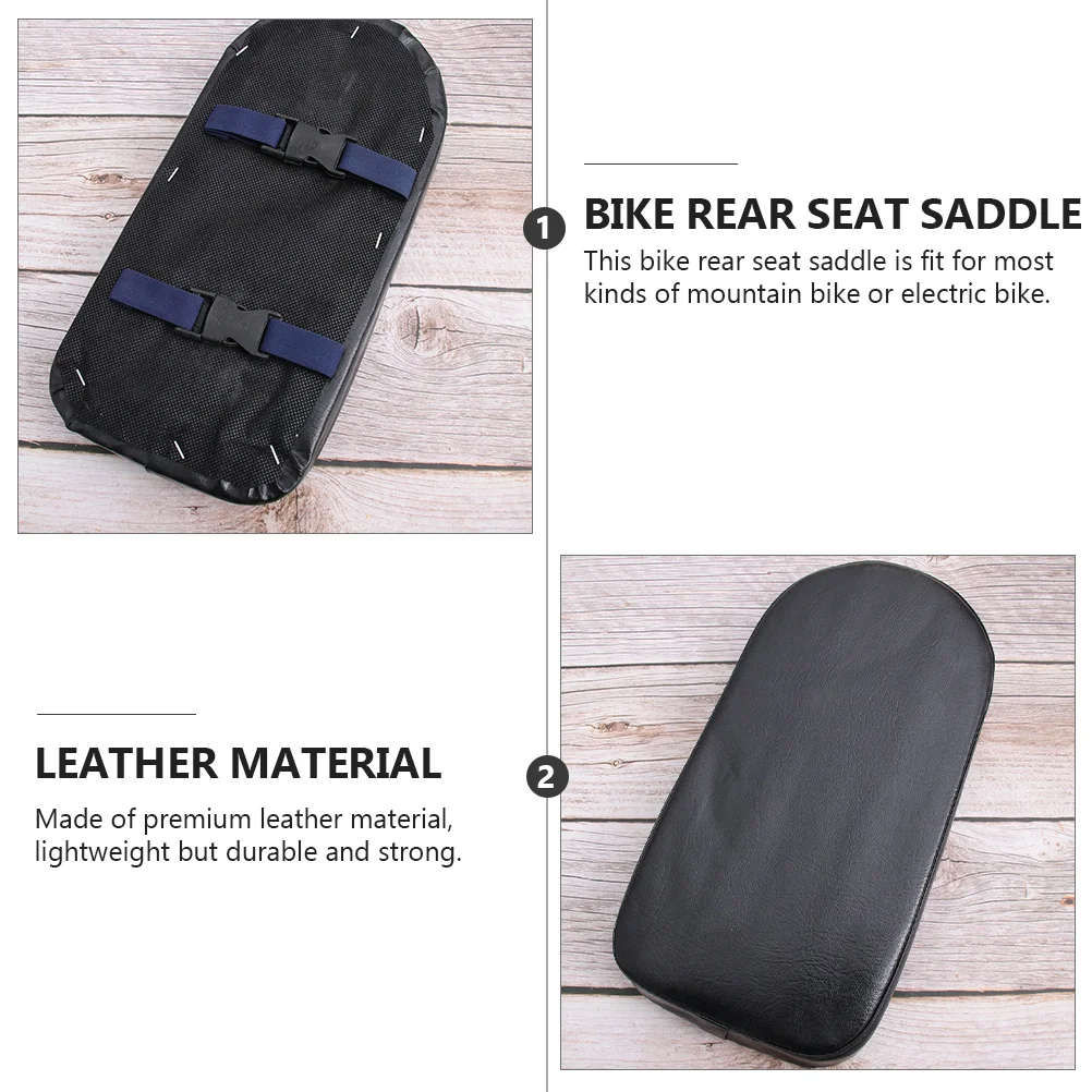 

2Pcs Bicycles Rear Saddle Premium Seat Cushion Comfortable Durable Quick Release Buckle Bike Rack Mat Bike Rack Mat